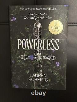 SIGNED EDITION Powerless By Lauren Roberts. Brand New