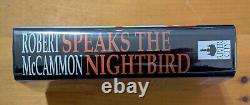 SIGNED SPEAKS THE NIGHTBIRD by Robert McCammon River City 2002 Brand NewithUnread