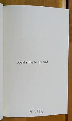 SIGNED SPEAKS THE NIGHTBIRD by Robert McCammon River City 2002 Brand NewithUnread