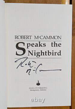 SIGNED SPEAKS THE NIGHTBIRD by Robert McCammon River City 2002 Brand NewithUnread