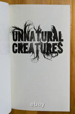 SIGNED Unnatural Creatures by Neil Gaiman 2003 Hardback 1/1 Brand NewithUnread