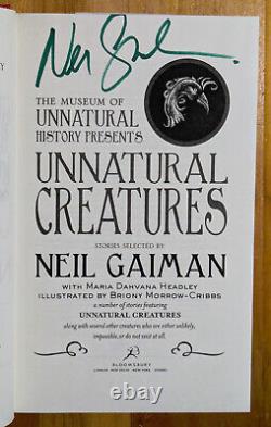 SIGNED Unnatural Creatures by Neil Gaiman 2003 Hardback 1/1 Brand NewithUnread