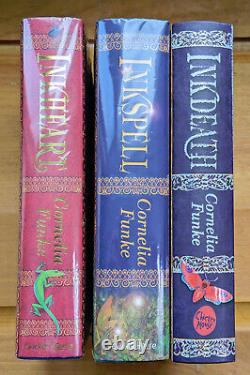 SIGNED X3 Inkheart Trilogy Set by Cornelia Funke HC 1st/1st Brand NewithUnread