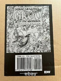 Sergio Aragone's Groo The Wanderer Artist's Edition IDW HC Brand New Sealed