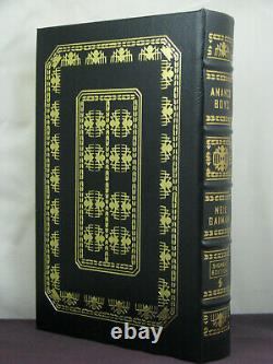 Signed by author, Anansi Boys by Neil Gaiman Easton Press, brand new leather
