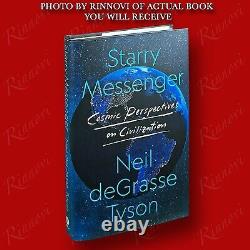 Starry Messenger SIGNED Neil deGrasse Tyson (2022, HC, 1st/1st) BRAND NEW