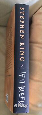 Stephen King Signed If It Bleeds 1st/1st Brand New Autograph Copy