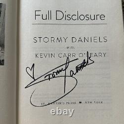 Stormy Daniels Full Disclosure Hard Cover Hand Signed/Autographed BRAND NEW