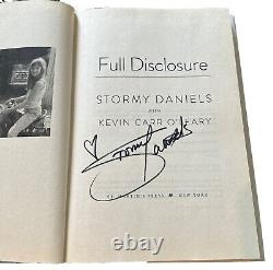 Stormy Daniels Full Disclosure Hard Cover Hand Signed/Autographed BRAND NEW