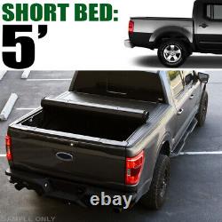 TLAPS For 2005-2021 Frontier 5 Ft 60 Bed Low Profile Hard Roll-Up Tonneau Cover