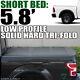 Tlaps For 2009-2018 Ram 1500 5.7 Ft Bed Low Profile Hard Tri Fold Tonneau Cover