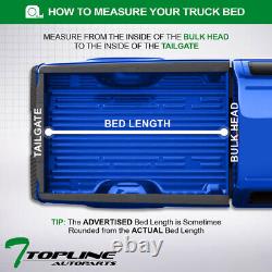 TLAPS For 2016-2023 Toyota Tacoma 5' Bed Low Profile Hard Tri Fold Tonneau Cover