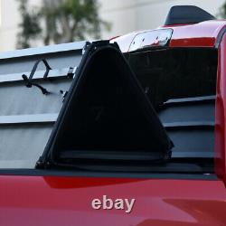 TLAPS For 2021-2024 F150/Lightning 5.5' Bed LW Hard Quad Fold Tonneau Cover+LED