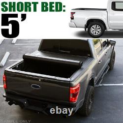 TLAPS For 2022-2023 Frontier 5 Ft 60 Bed Low Profile Hard Roll-Up Tonneau Cover