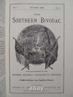 The Southern Bivouac Complete Set Brand New Confederate Magazine Reprint