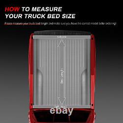Tonneau Cover Truck Bed 5.5FT For 04-21 Ford F150 Hard 4-Fold Max 350lbs