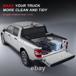 Tonneau Cover Truck Bed 5.5Ft Fits 2004-2020 Ford F150 Hard Tri-Fold