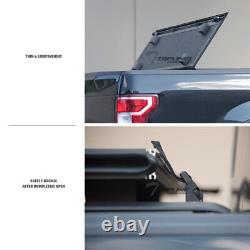 Topline For 04-07 Silverado/Sierra 5.8' Low Profile Hard Tri Fold Tonneau Cover