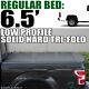 Topline For 1994-2002 Dodge Ram 6.5' Bed Low Profile Hard Tri Fold Tonneau Cover