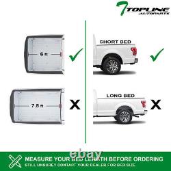 Topline For 1994-2003 Chevy S10 6 Ft Bed Low Profile Hard Tri Fold Tonneau Cover