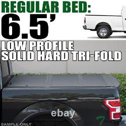 Topline For 1997-2004 Ford F150 6.5' Bed Low Profile Hard Tri Fold Tonneau Cover