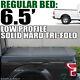 Topline For 1997-2004 Ford F150 6.5' Bed Low Profile Hard Tri Fold Tonneau Cover