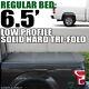 Topline For 1999+ Silverado/sierra 6.5' Low Profile Hard Tri Fold Tonneau Cover