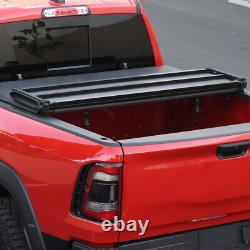 Topline For 2009-2018 Dodge Ram 1500 5.7 Ft Bed LW Hard Quad Fold Tonneau Cover