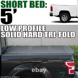 Topline For 2015-2022 Colorado/Canyon 5' Low Profile Hard Tri Fold Tonneau Cover