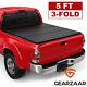 Tri-fold 5ft Hard Truck Bed Tonneau Cover For 2005-2015 Toyota Tacoma On Top