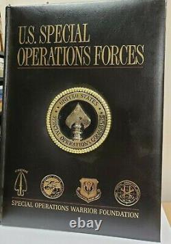 U. S. SPECIAL OPERATIONS FORCES Fully Illustrated Leather Bound Brand New RARE
