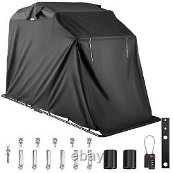 VEVOR Large Motorcycle Shelter Shed Cover Storage Tent Strong Safe Garage