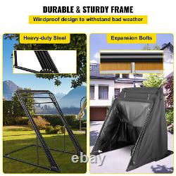 VEVOR Large Motorcycle Shelter Shed Cover Storage Tent Strong Safe Garage