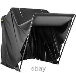 VEVOR Large Motorcycle Shelter Shed Cover Storage Tent Strong Safe Garage