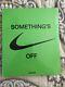 Virgil Abloh Icons Somethings Off Book Nike Off-white Brand New Sealed