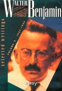 WALTER BENJAMIN SELECTED WRITINGS, VOLUME 1 1913-1926 Hardcover BRAND NEW