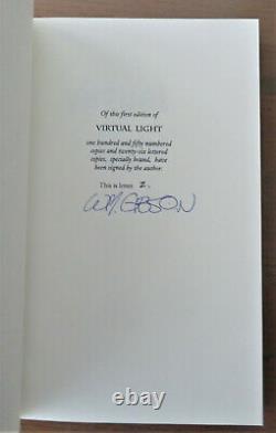 WILLIAM GIBSON Virtual Light SIGNED 1 of 26 Lettered Copies (Z) Brand New