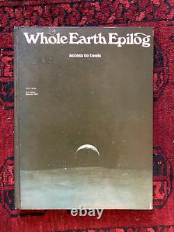 Whole Earth Epilog September 1974 Point/Penguin Hardcover First Edition