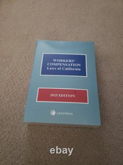 Workers' Compensation Laws of California 2025 Edition (Brand New And Sealed)